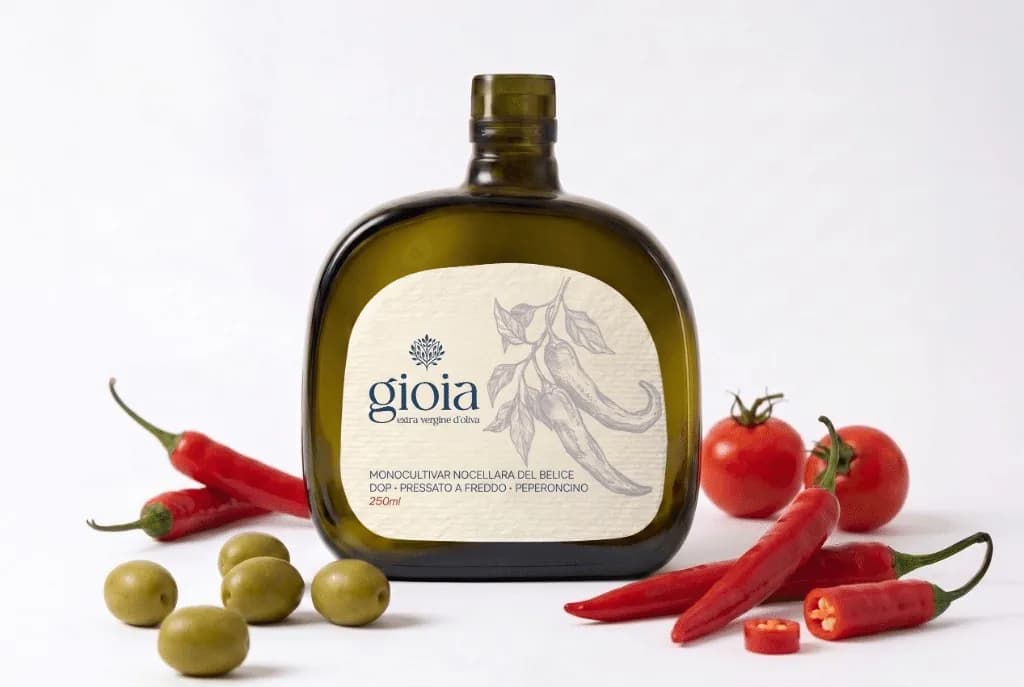 Nocellara del Belice with Chilli — Gioia Olive, Campobello di Mazara
